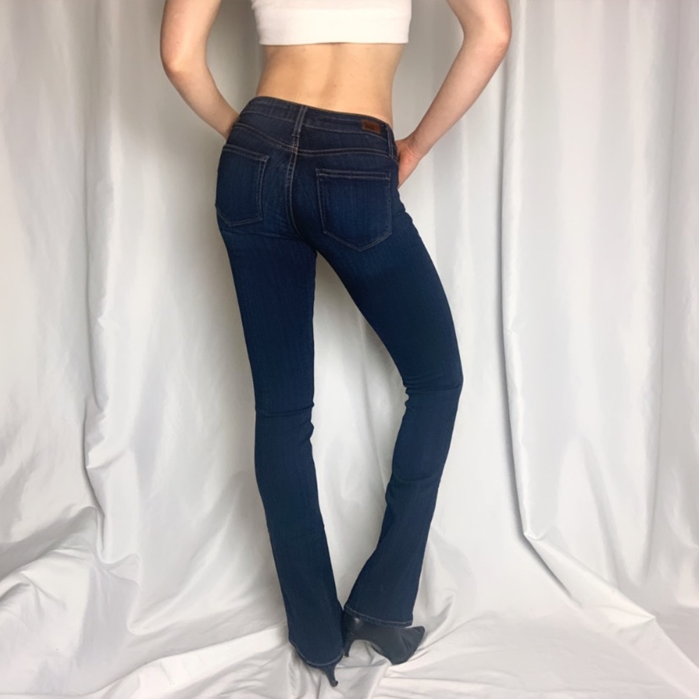 Paige Dark Denim Slight Flare Jeans